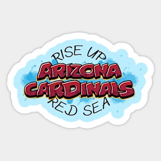 NFL Rise Up Red Sea! Sticker